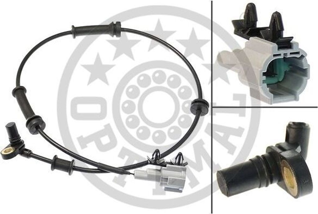OPTIMAL ABS Sensor Raddrehzahl Vorne für NISSAN NP300 Produktbild 