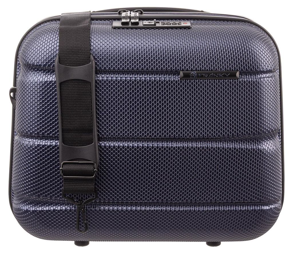 Franky ABS13 Beautycase Handgepäck Hartschale mit TSA-Schloss dark blue