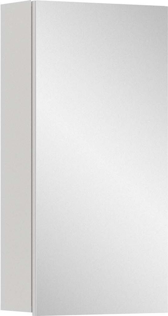 Spiegelschrank Vira - Weiß mit Badaufsatzleuchte