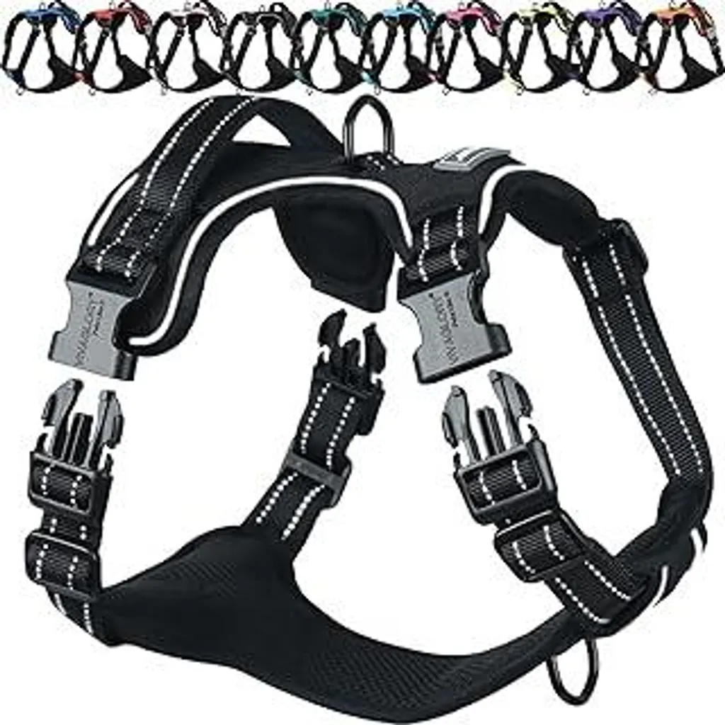 VIVAGLORY Easewalk Pettorina Cane S Nero Anti-Tiro Professionale