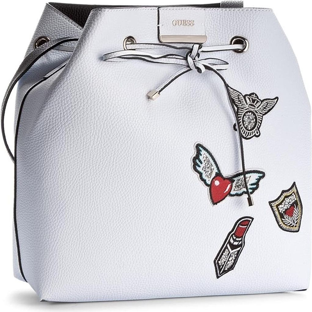Guess Damen Shopper "Bobby Bucket Bag" Weiß #GU626A