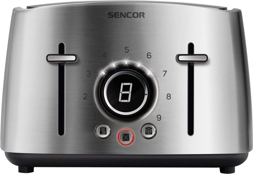 Sencor STS 5070SS tostapane 9 4 fetta/e 1600 W Acciaio inox Immagine del prodotto 