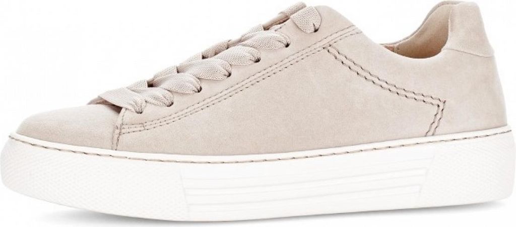 Gabor Comfort sportlicher Schnürer Beige Produktbild 