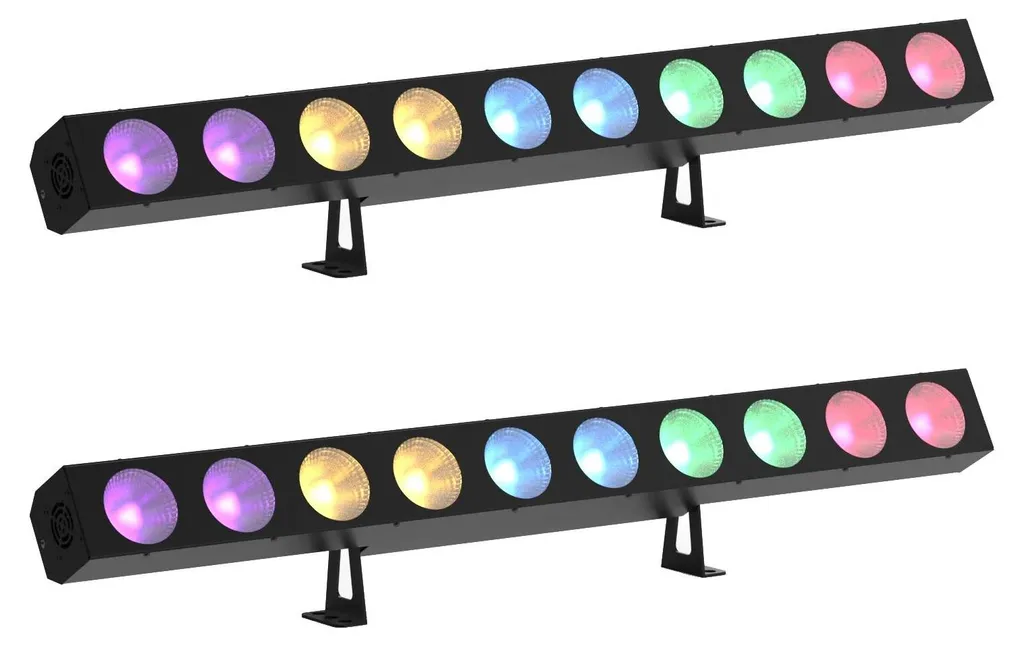 Matrice LED COB 82000 lm avec 10 Lentilles et Contrôle DMX512 Précis
