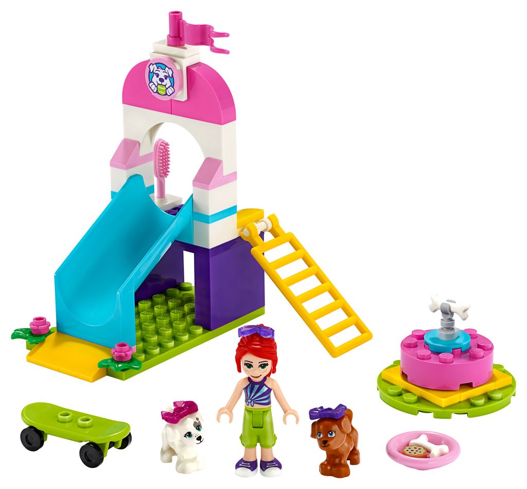 LEGO 41396 Friends Speeltuin voor Puppy's, speelset met Mia Productafbeelding 