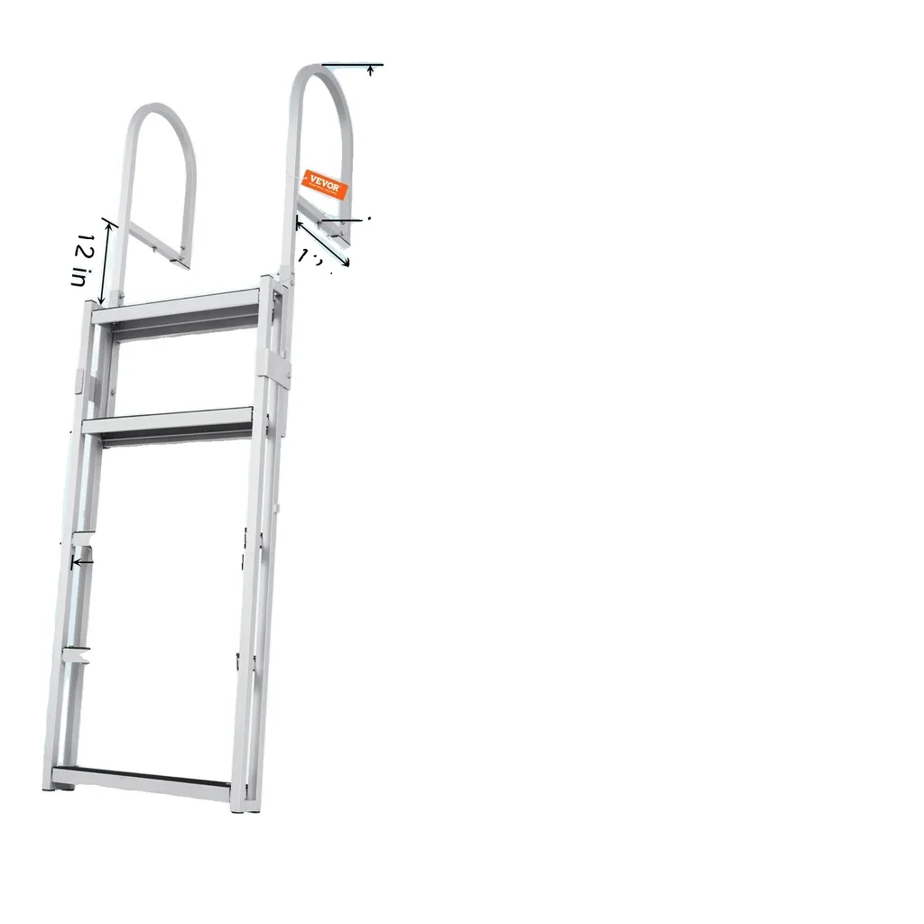 Échelle de bain extensible à 5 échelons pour plateforme de bateau