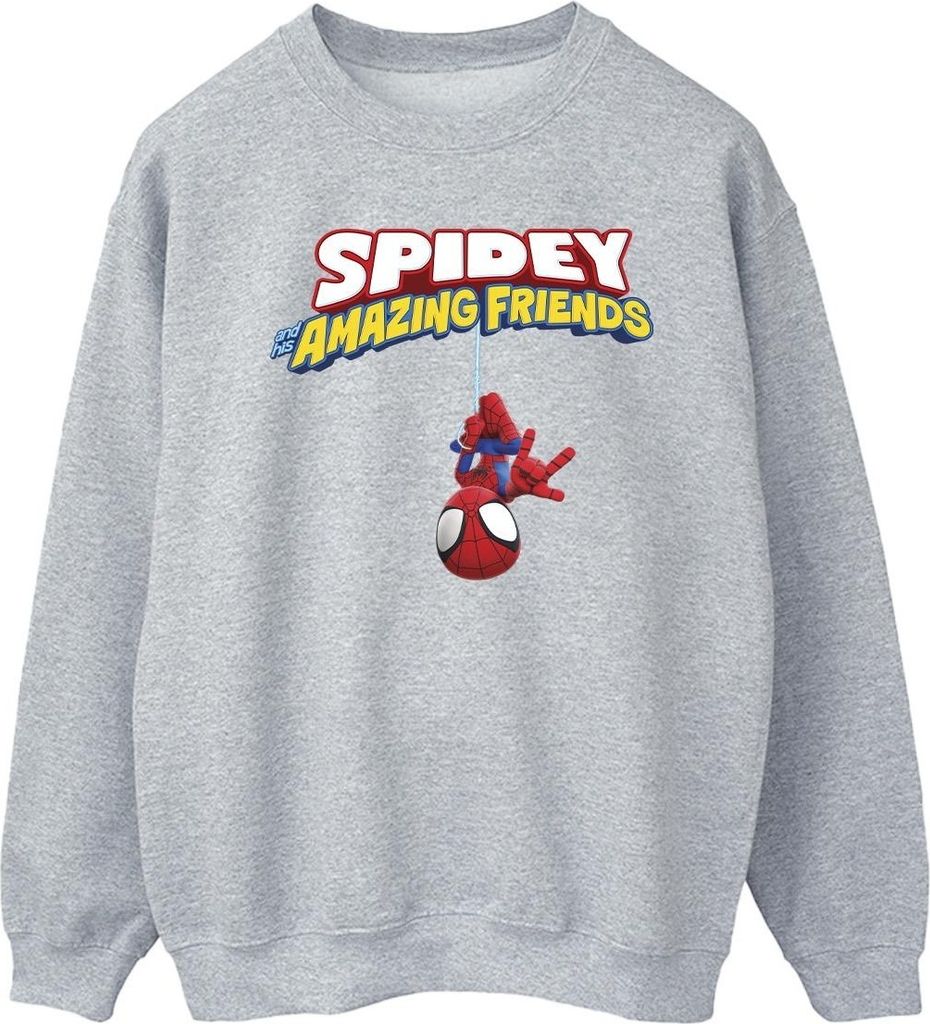 Marvel - "Hanging Upside Down" Sweatshirt für Herren BI44783 (S) (Grau)