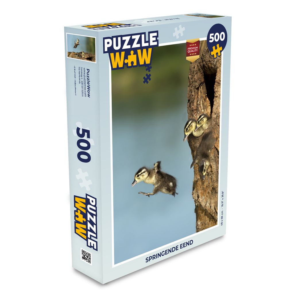 MuchoWow Puzzle 500 Teile Vögel - Jung - Baum - Denken - Spiel - Toy