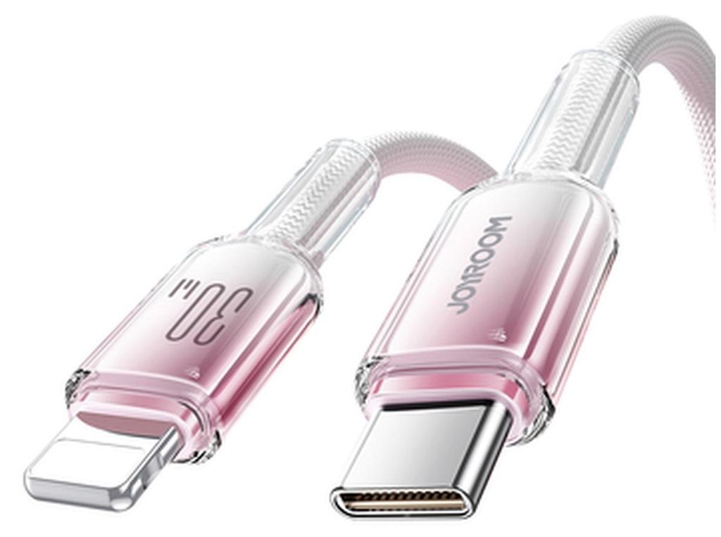 JOYROOM S-A42 C-L WH, 1,2 m, Lightning, USB C, Stecker, Stecker, Weiß