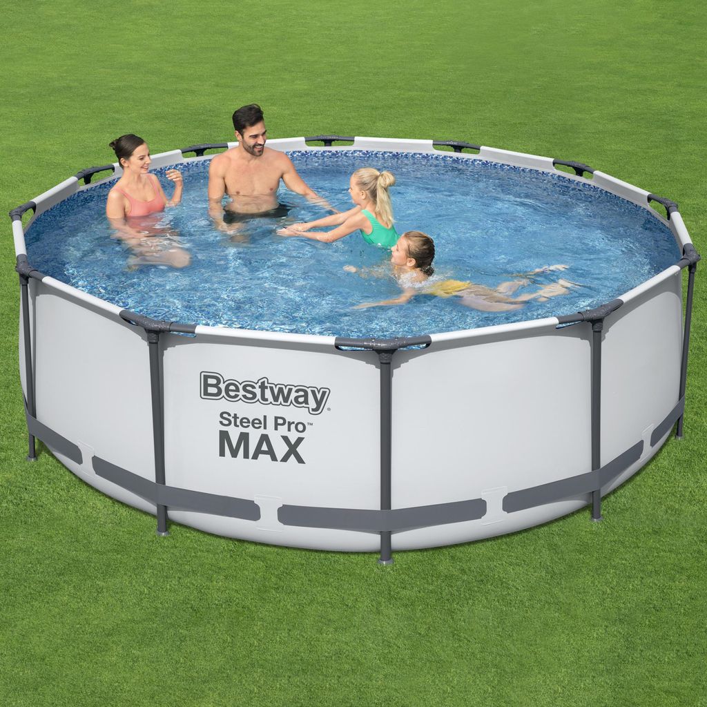 Steel Pro Max™ Frame Pool Komplett-Set, rund, mit Produktbild 71