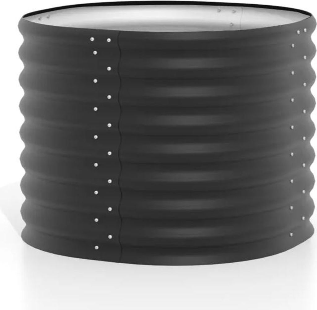 Vitavia Hochbeet "Terra 630" schwarz 63 cm Modell "Rund"