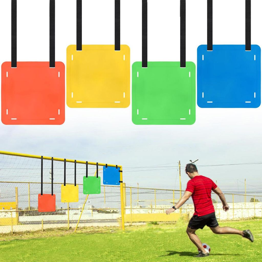 4 Fußballtore für Torschusstraining, mit Zielnetz, zur Produktbild 