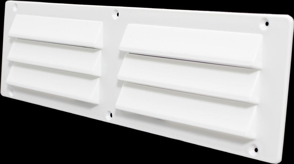 Lüftungsgitter Lüfter Wohnwagen Wohnmobil Caravan Boot Kunststoff 250x70x8 mm weiß