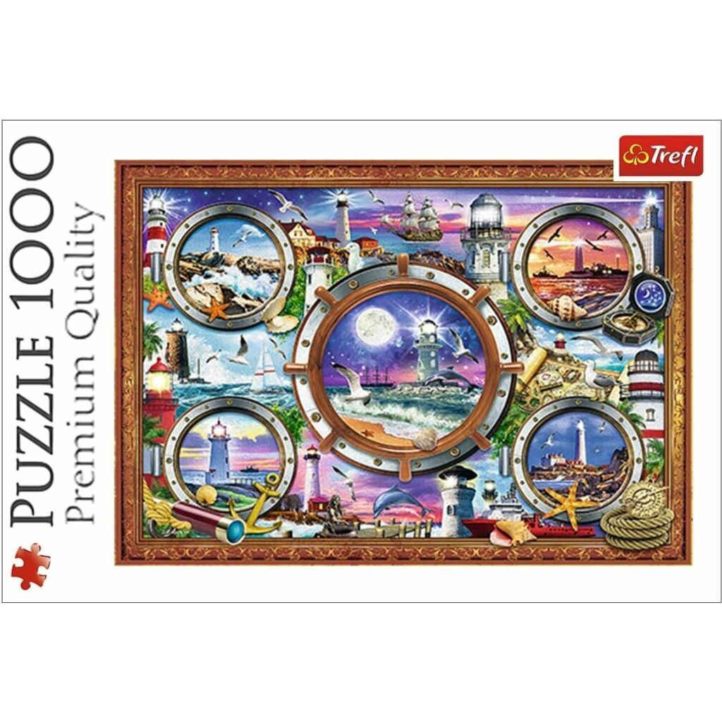 CREFL Puzzle 1000 LEUCHTTURME 10584 Produktbild 