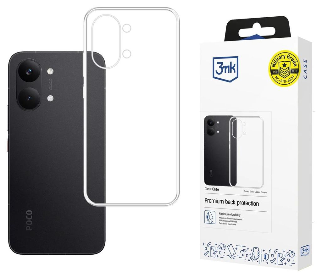 Priehľadné puzdro na smartfón pre model Poco X8 Pro Max Obrázok produktu 