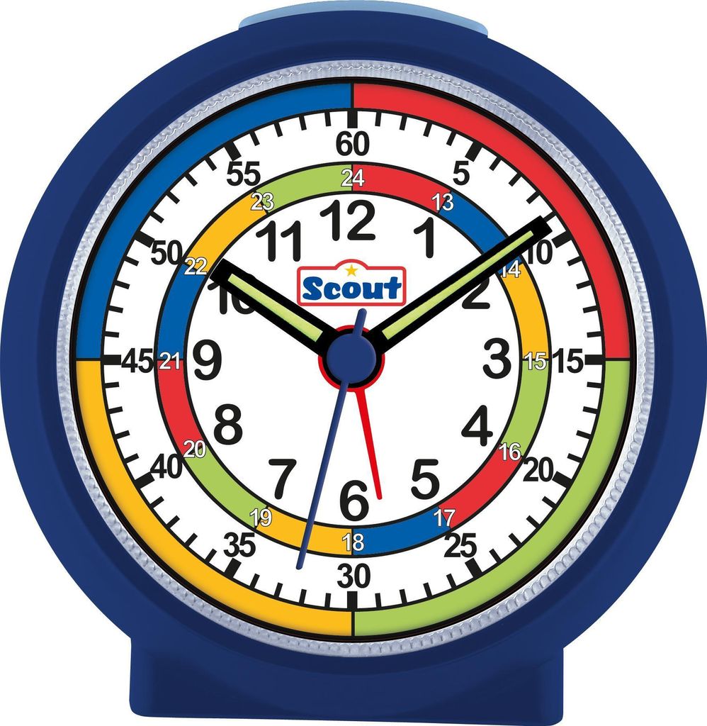 Scout Kinder Wecker Learnthetime 280001010 blau Produktbild 