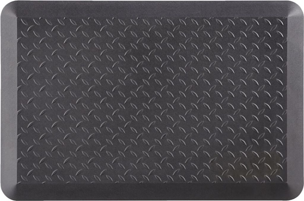 Unicomfort AntiErmüdungsmatte Arbeitsplatzmatte 90 x 60 x 1,5 CM Diamantprofil Gummi