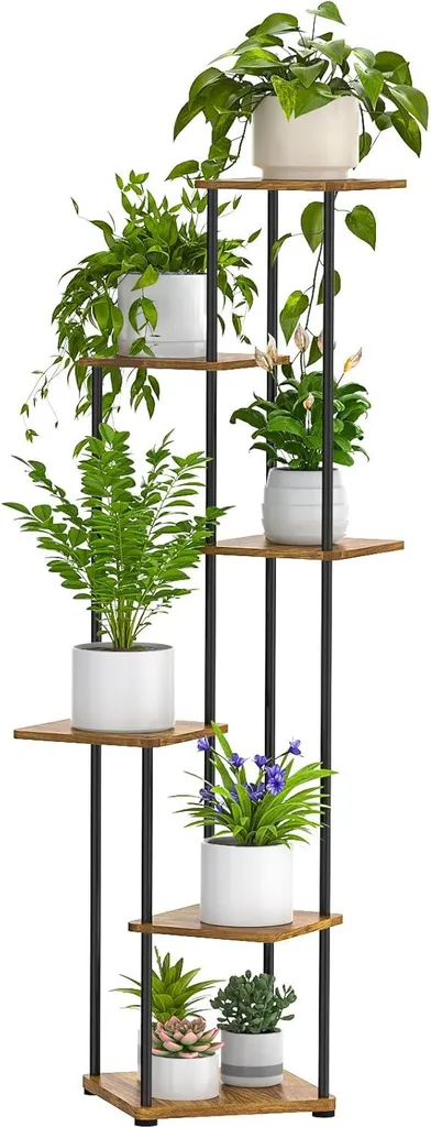 Organiseur plantes 6 couches métal - Fini le désordre de pots au sol