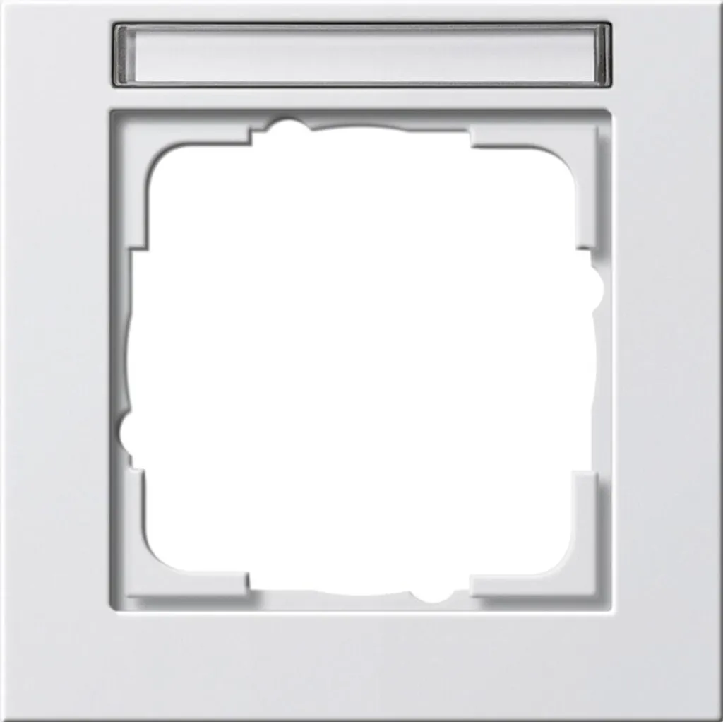Cadre de finition simple Gira 109122 rws mat pour interrupteur System 55