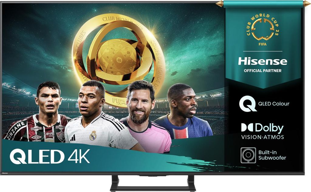 Hisense 65" A7Q, 4K Ultra HD 3840x2160, QLED, HDR 10+, HLG, Produktbild 