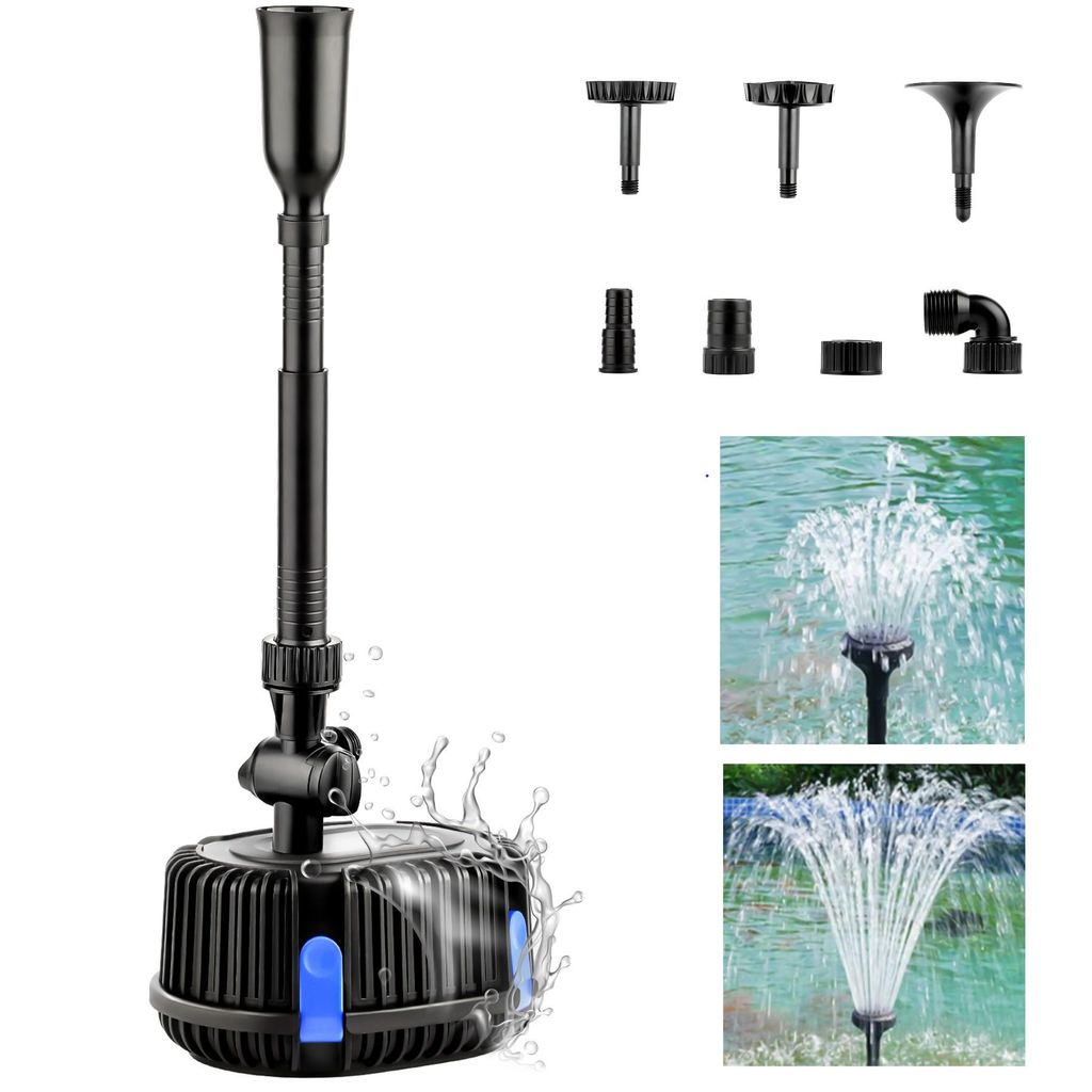 Speed Springbrunnenpumpe außen 1000L/H Teichpumpe Produktbild 