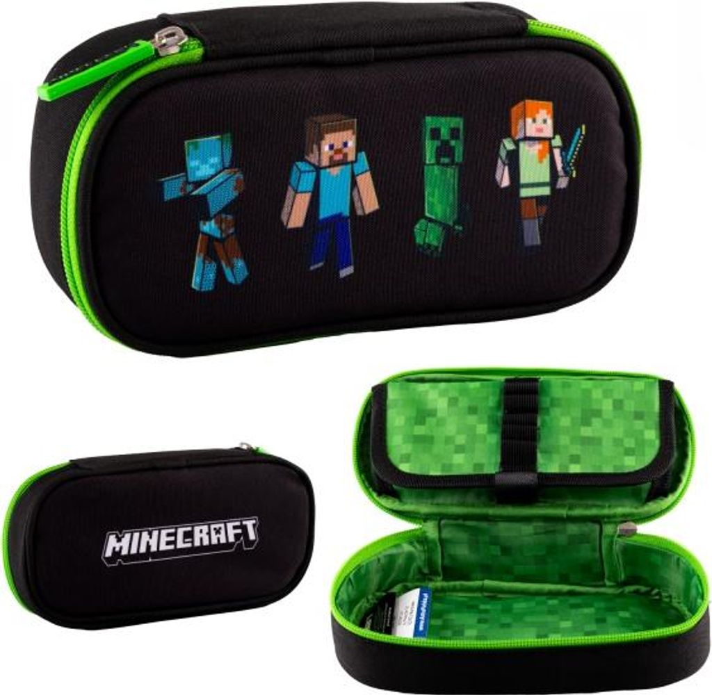 Polstrovaný penál s vnitřní chlopní Minecraft Astra Obrázek produktu 