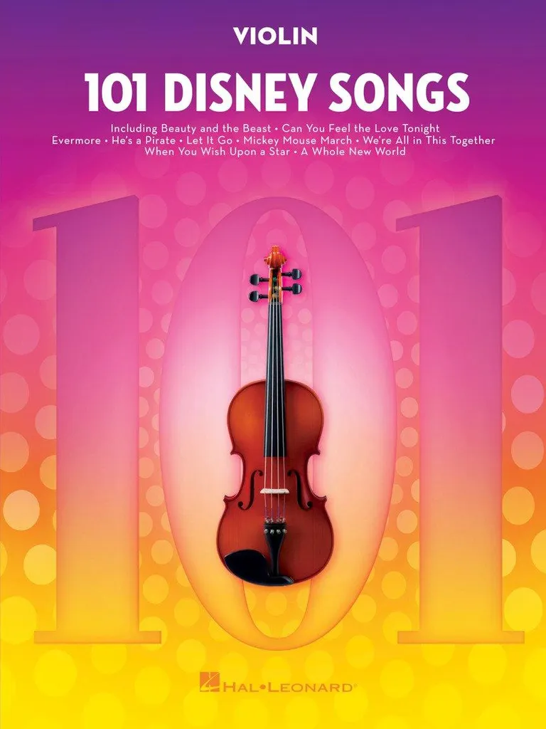 101 chansons Disney pour violon : Trouvez enfin toutes les partitions cultes