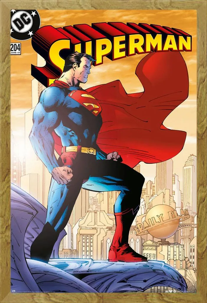Quadro Superman Hope: Cornice in Rovere Shinsuke e Protezione Acrilica