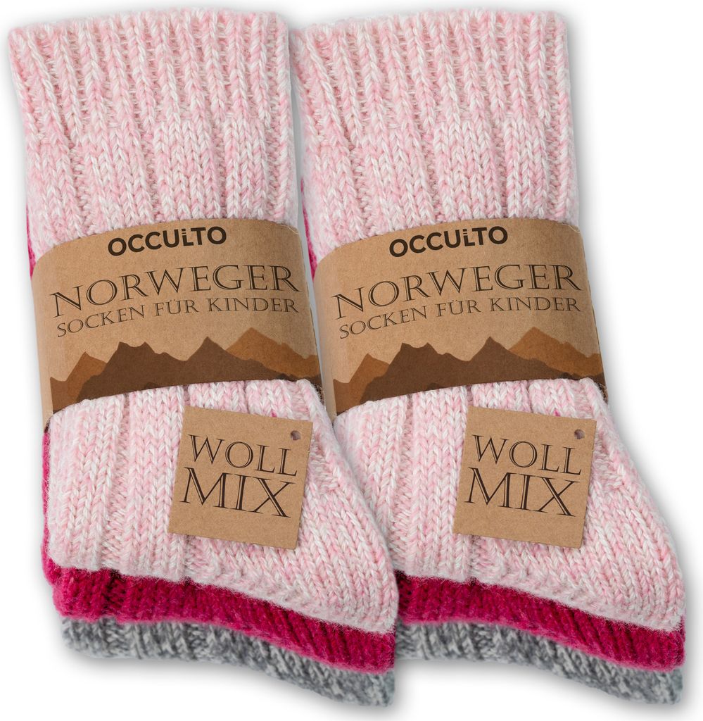 Kinder Wollsocken 6er Pack (Modell: Niki)