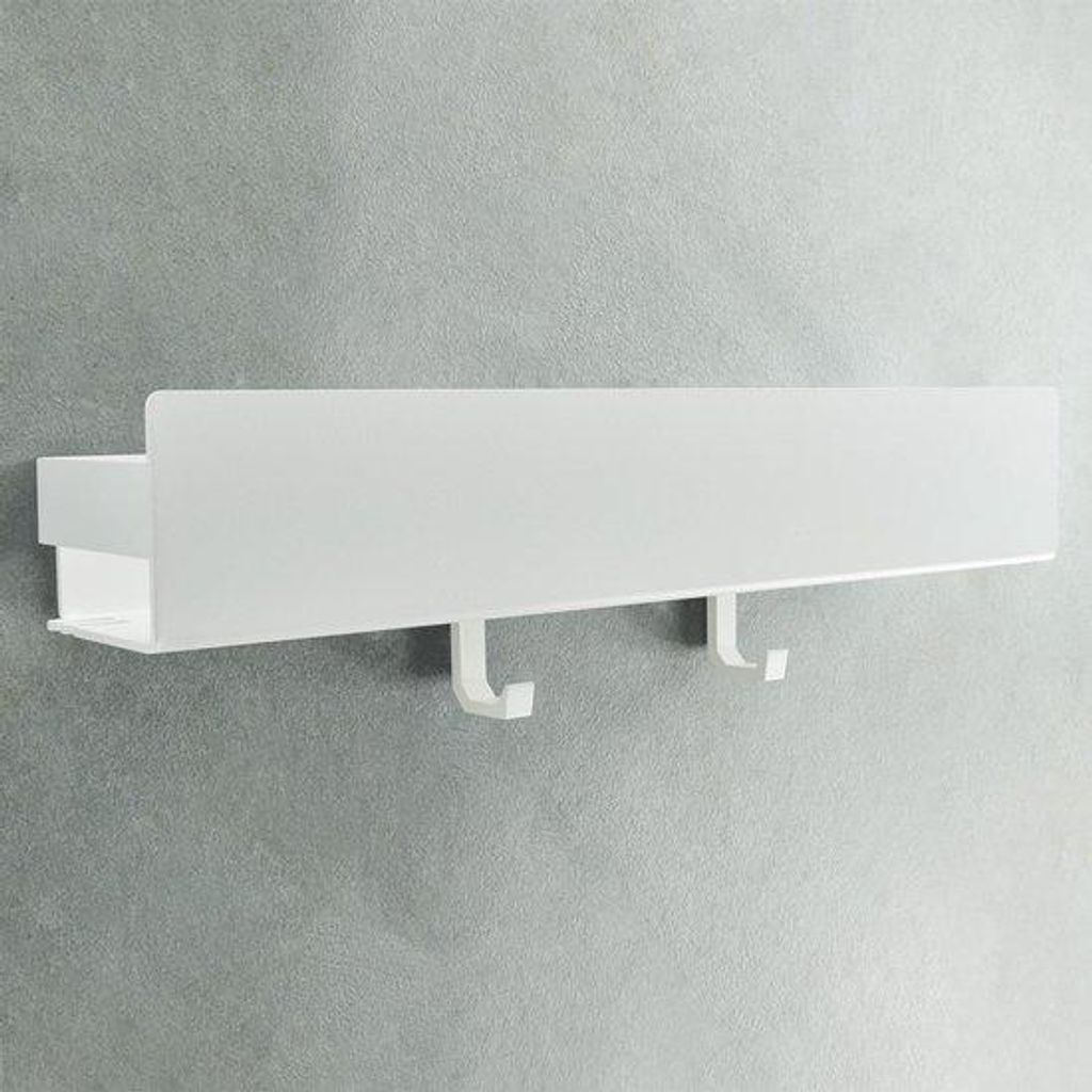 Famanu Duschregal selbstklebend - 42 cm, matt weiß