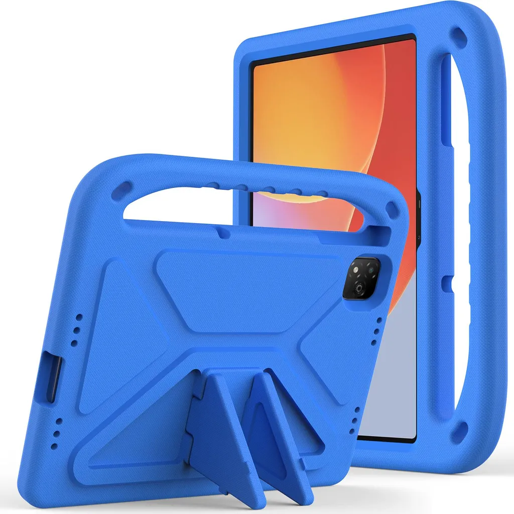 Cover Antiurto Infinix Xpad 11 2024 EVA Blu - Stand e Maniglia Kids
