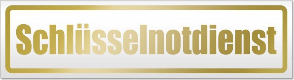 Schlüsselnotdienst Magnetschild Schild magnetisch