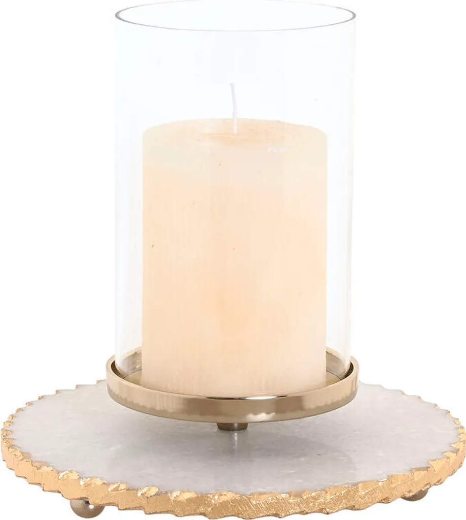 Centre de Table Design Marbre et Or pour Décoration Mariage et Maison