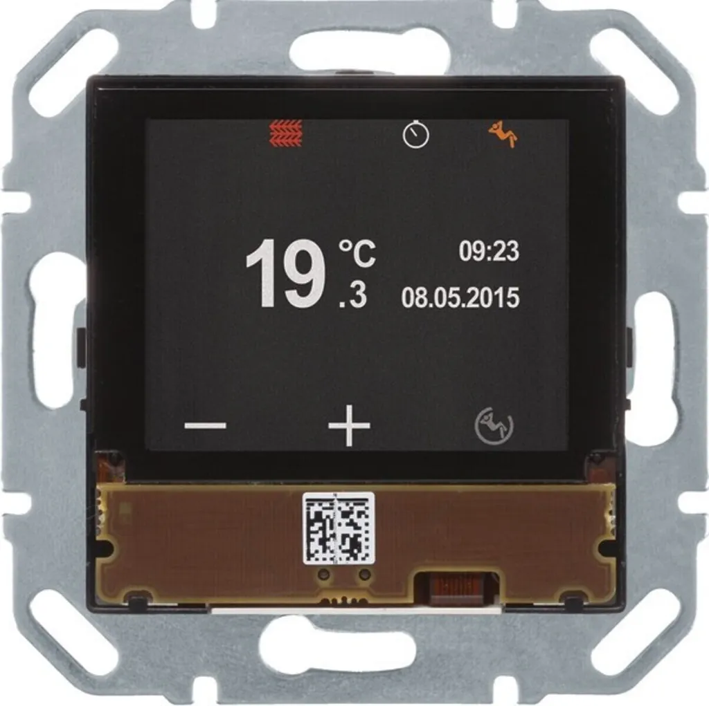 Régulateur de température KNX avec écran TFT et BCU intégré - 80440100