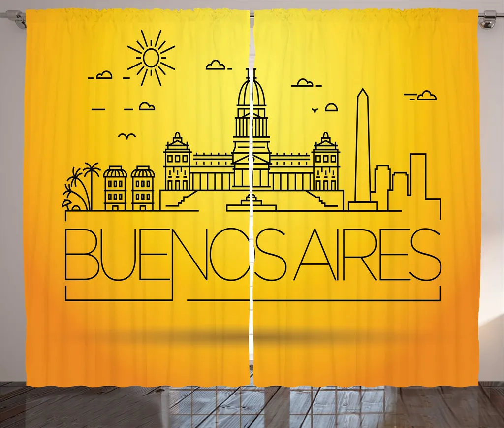 Rideau Grande Largeur 280x225 cm pour Intimité Style Buenos Aires
