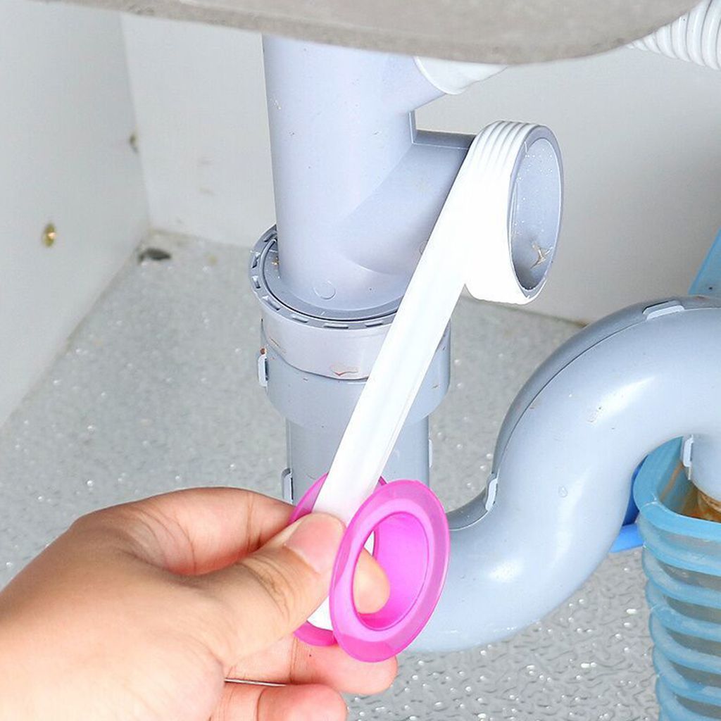 10pcs 300 cm Haushaltsgewinde -Versiegelungsband Einfacher Betrieb wasserdicht Multiple Sanitärgewindeklebeband zur Reparatur