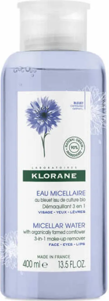 Klorane Acqua Micellare Fiordaliso 400ml: Il Mai-Più-Senza per il Viso