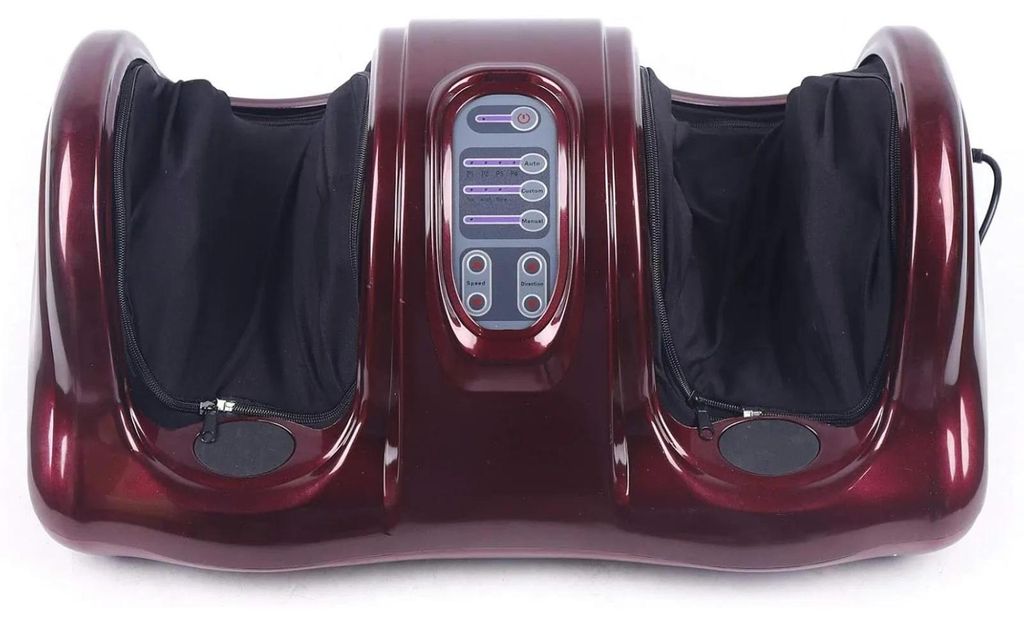 Intelligentes Fußmassagegerät - Elektrischer Shiatsu-Knetmassager - Fördert Durchblutung & lindert Müdigkeit - 3 Geschwindigkeiten - Fernbedien...