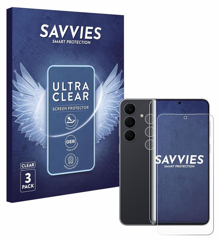 6x Für Samsung Galaxy S25 FE (Display+Kamera) Schutzfolie Produktbild 