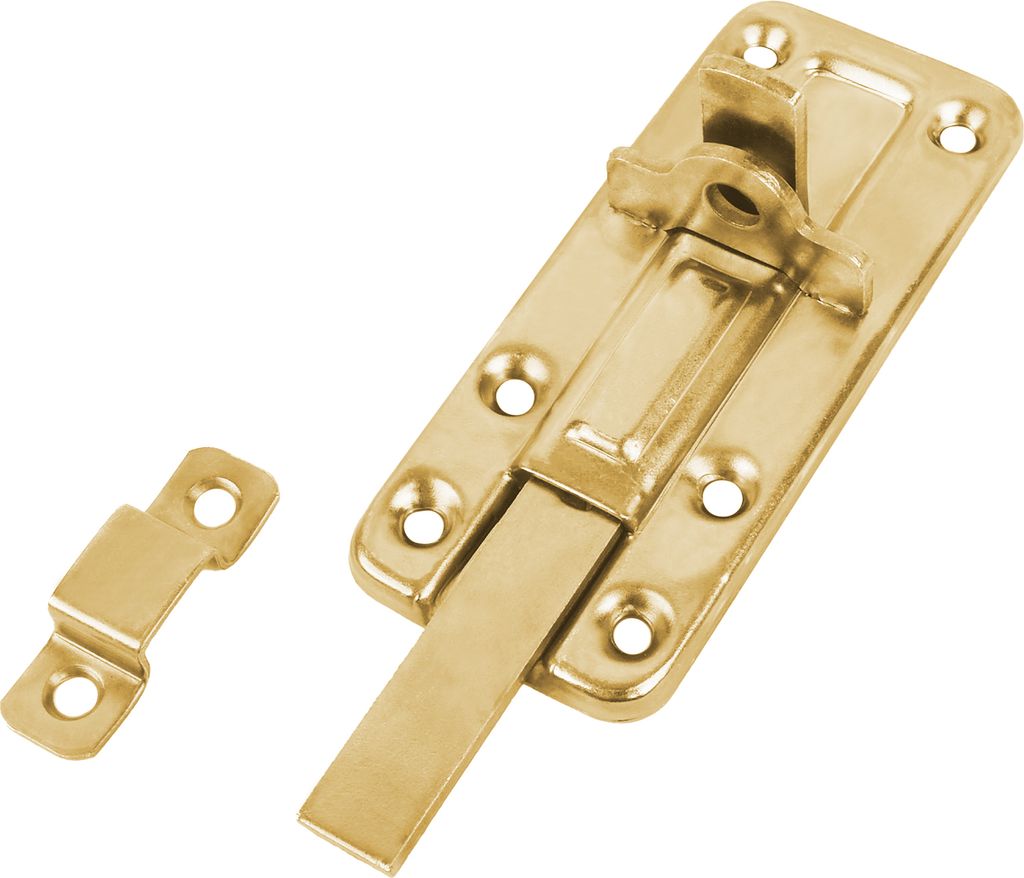 BAUSTER® Schlossriegel 100mm, Schubriegel, Türriegel Produktbild 