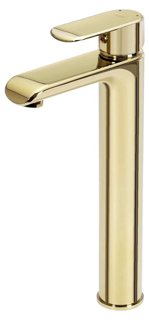 Waschtischarmatur BLOOM GOLD HIGH Wasserhahn für das Badezimmer aus Messing