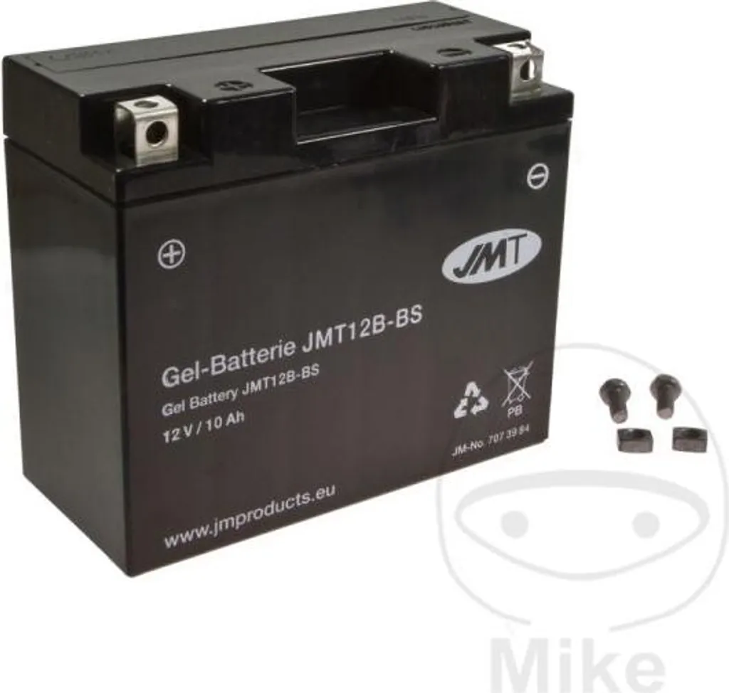 Batterie JMT Gel YT12B-BS Sans Entretien pour Aprilia Sportcity Ducati 10Ah
