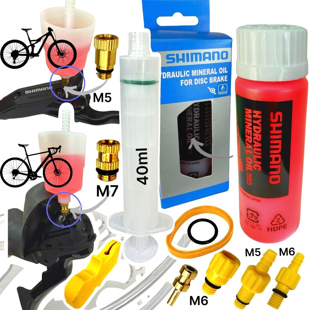Service Kit inkl.100ml Shimano Mineral ÖL MTB City Rennrad Produktbild 