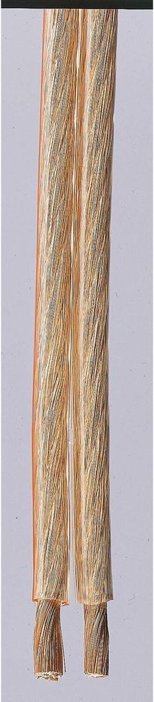 HAMA Lautsprecherkabel 2x0,75mm2 Transparent 300m