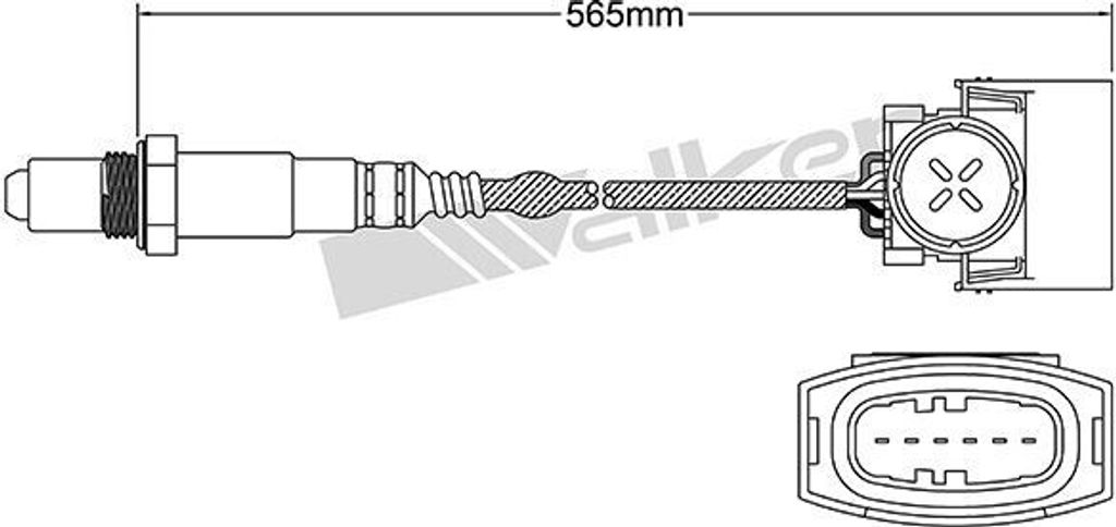 VEGAZ Lambdasonde für OPEL Vectra C Caravan (Z02) 565mm ULS-387