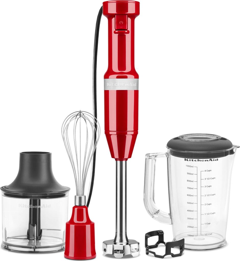 KitchenAid 5KHBV83, Pürierstab, 1 l, 1,525 m, 180 W, Rot Produktbild