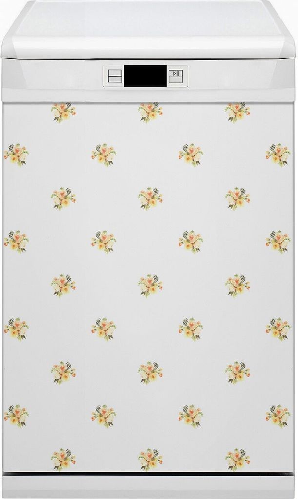 Magnete Küche Magnetmatte Magnet für Spülmaschine Abwaschbar Nachbildung 45x80 cm - Mini -Bouquers