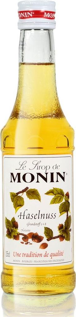 Monin Haselnuss / Noisette Sirup, 250 ml Flasche Produktbild 