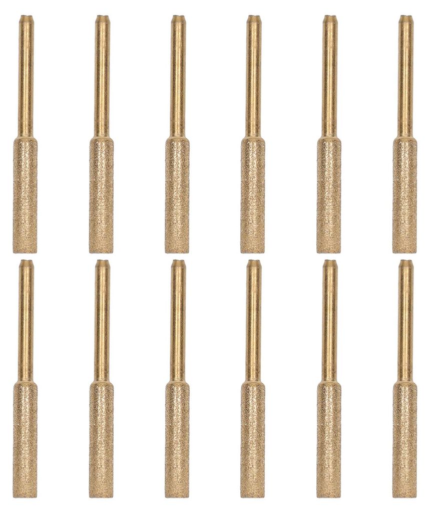 12 ks brúsnych hláv, stopka 3 mm, brúsny hrebeň pre Obrázok produktu 