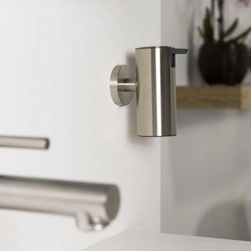 Petit distributeur savon inox anti-corrosion finition métal brossé